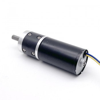 Pack de 2 Motorreductores DC sin escobillas 12V/24V Φ28mm 20kg·cm 6.6–11.5W con caja planetaria (GMP28-TEC2838)