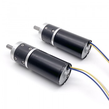Pack de 2 Motorreductores DC sin escobillas 12V/24V Φ28mm 20kg·cm 6.6–11.5W con caja planetaria (GMP28-TEC2838)