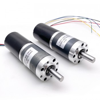 Pack de 2 Motorreductores DC sin escobillas 12V/24V Φ42mm 60kg·cm 21W con caja planetaria (GMP42-TEC4260)
