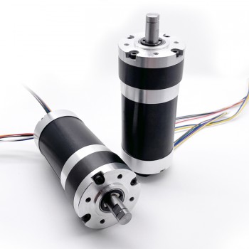 Pack de 2 Motorreductores DC sin escobillas 12V/24V Φ60mm 200kg·cm 18–132W con caja planetaria (GMP60-TEC56100)
