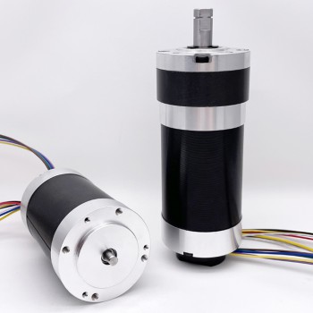 Pack de 2 Motorreductores DC sin escobillas 12V/24V Φ60mm 200kg·cm 18–132W con caja planetaria (GMP60-TEC56100)