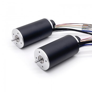 Pack de 2 Motores Eléctrico DC Sin Núcleo Sin Escobillas 24V/36V 36×70mm 1.2–2.4kg·cm Alto Par