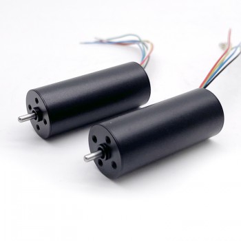 Pack de 2 Motores DC sin Escobillas Motor Eléctrico sin Escobillas 12 V / 24 V 50 g·cm 16×40 mm