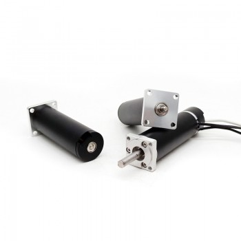Pack de 2 Motores Eléctrico PMDC Sin Escobillas Sin Núcleo 12V/24V 800g·cm 22×66mm