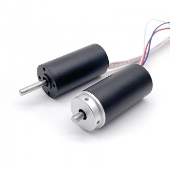 Pack de 2 Motores Eléctrico Sin Núcleo DC 24V con Caja de Engranajes Planetarios 22mm Ø