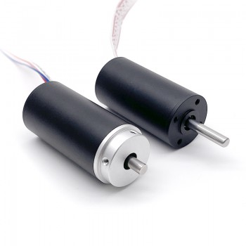 Pack de 2 Motores Eléctrico Sin Núcleo DC 24V con Caja de Engranajes Planetarios 22mm Ø