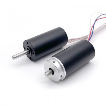 Pack de 2 Motores Eléctrico Sin Núcleo DC 24V con Caja de Engranajes Planetarios 22mm Ø