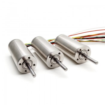 Pack de 2 Motores Eléctrico Micro DC Sin Núcleo Sin Escobillas 24V/48V 30×67mm 10–20kg·cm