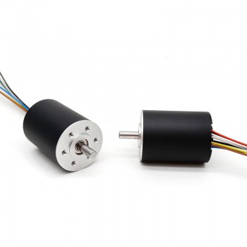 Pack de 2 Motores Eléctrico DC Sin Núcleo de Alta Velocidad 12V/24V 12mm Ø BLDC