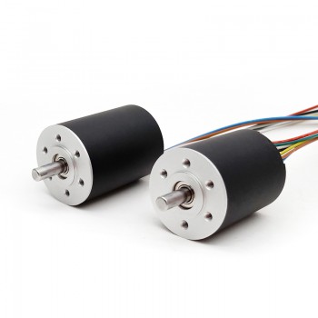Pack de 2 Motores Eléctrico DC Sin Núcleo de Alta Velocidad 12V/24V 12mm Ø BLDC