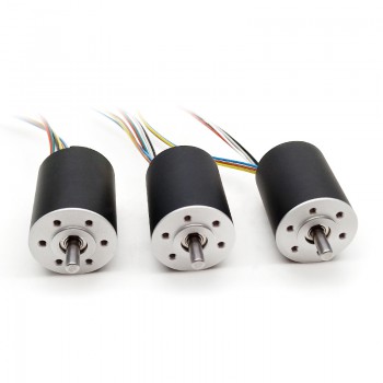 Pack de 2 Motores Eléctrico DC Sin Núcleo de Alta Velocidad 12V/24V 12mm Ø BLDC