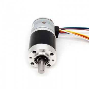 Pack de 2 Motores paso a paso DC 12V 4 fases con caja planetaria baja velocidad
