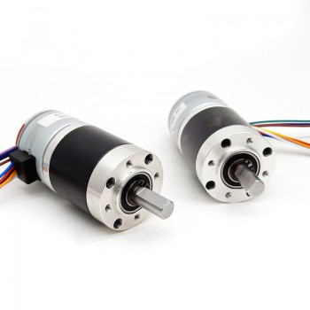Pack de 2 Motores paso a paso DC 12V 4 fases con caja planetaria baja velocidad