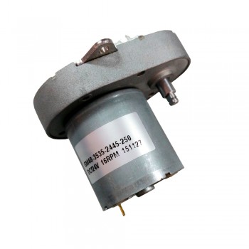 Pack de 2 Motores DC Engranaje de Tornillo Sin Fin 12V/24V Forma de Pera 5kg·cm 48×43.5mm