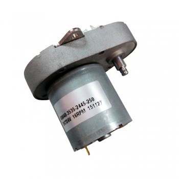 Pack de 2 Motores DC Engranaje de Tornillo Sin Fin 12V/24V Forma de Pera 5kg·cm 48×43.5mm