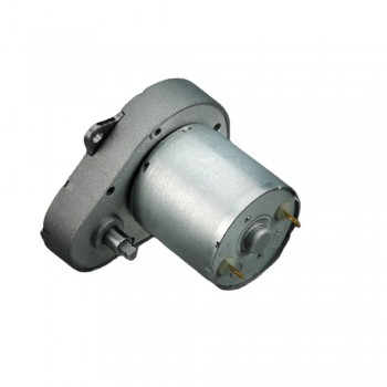 Pack de 2 Motores DC Engranaje de Tornillo Sin Fin 12V/24V Forma de Pera 5kg·cm 48×43.5mm