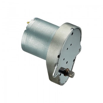 Pack de 2 Motores DC Engranaje de Tornillo Sin Fin 12V/24V Forma de Pera 5kg·cm 48×43.5mm