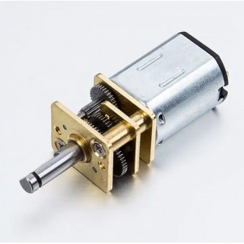 Pack de 2 Motores DC con Engranaje 2.4 V / 5 V 0.5 kg·cm Imán Permanente 12×24 mm