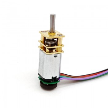Pack de 2 Motores DC con Engranaje 2.4 V / 5 V 0.5 kg·cm Imán Permanente 12×24 mm