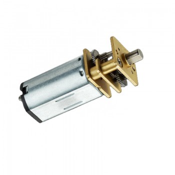 Pack de 2 Motores DC cepillados PMDC Eléctrico 6V/12V con engranaje recto 0.5kg·cm