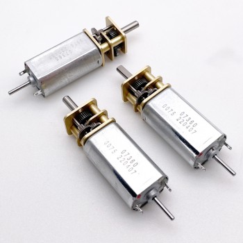 Pack de 2 Motores Eléctrico DC con Engranaje 6 V / 12 V 14 mm Diámetro
