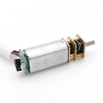 Pack de 2 Motores Eléctrico DC con Engranaje 6 V / 12 V 14 mm Diámetro