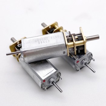 Pack de 2 Motores Eléctrico DC con Engranaje 6 V / 12 V 14 mm Diámetro