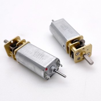 Pack de 2 Motores Eléctrico DC con Engranaje 6 V / 12 V 14 mm Diámetro