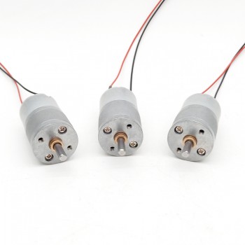 Pack de 2 Motores DC con Caja de Engranajes Planetarios 6 V / 12 V 3 kg·cm