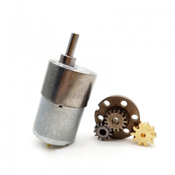 Pack de 2 Motores Eléctrico DC con Reductor 12 V / 24 V 8 kg·cm 34.5×30.8 mm