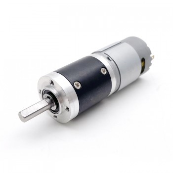 Pack de 2 Motores Eléctrico DC con Reductor 12 V / 24 V Imán Permanente 20 kg·cm