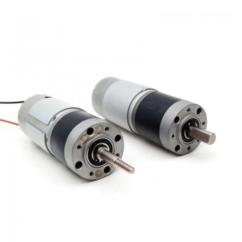 Pack de 2 Motorreductores planetarios DC Eléctrico 12V/24V 60kg·cm 36×93mm eje 8mm