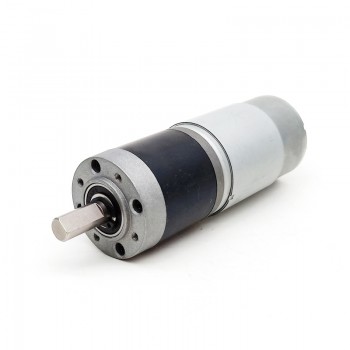 Pack de 2 Motorreductores planetarios DC Eléctrico 12V/24V 60kg·cm 36×93mm eje 8mm