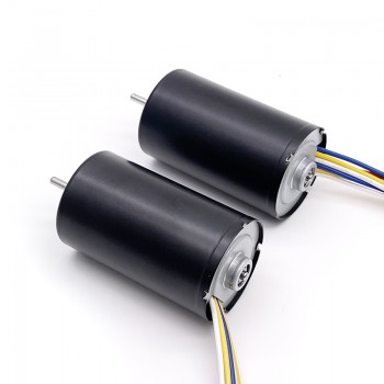 Pack de 2 Motores BLDC Motor Eléctrico sin Escobillas 12 V / 24 V 150 g·cm 28×47 mm Eje 3 mm