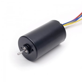 Pack de 2 Motores BLDC Motor Eléctrico sin Escobillas 12 V / 24 V 150 g·cm 28×47 mm Eje 3 mm