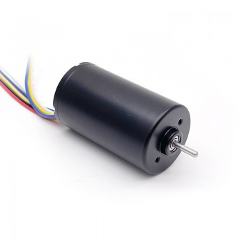 Pack de 2 Motores BLDC Motor Eléctrico sin Escobillas 12 V / 24 V 150 g·cm 28×47 mm Eje 3 mm