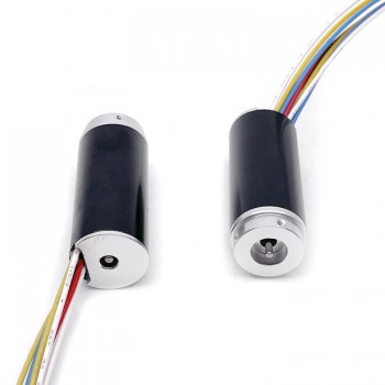 Pack de 2 Motores Eléctrico DC Redondos Sin Núcleo BLDC 12V/24V 32.6g·cm 16×36mm Eje 2mm