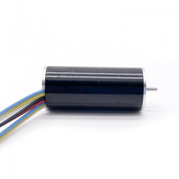 Pack de 2 Motores Eléctrico DC Redondos Sin Núcleo BLDC 12V/24V 32.6g·cm 16×36mm Eje 2mm