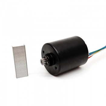 Pack de 2 Motores compactos sin escobillas 12 V / 24 V 550 g·cm 6000 RPM 36×40 mm