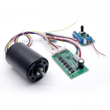 Pack de 2 Motores BLDC Motor Eléctrico sin Escobillas Eléctrico 12 V / 24 V 500 g·cm 21–24 W 5000 RPM