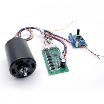 Pack de 2 Motores BLDC Motor Eléctrico sin Escobillas Eléctrico 12 V / 24 V 500 g·cm 21–24 W 5000 RPM