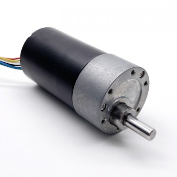 Pack de 2 Motores BLDC con caja Reductora Motor Eléctrico sin Escobillas 12 V / 24 V 0.7–10 kg·cm 4–850 RPM