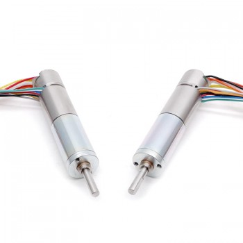 Pack de 2 Motores Eléctrico DC con Caja Planetaria Sin Escobillas 6V/12V Sin Núcleo 12mm Ø