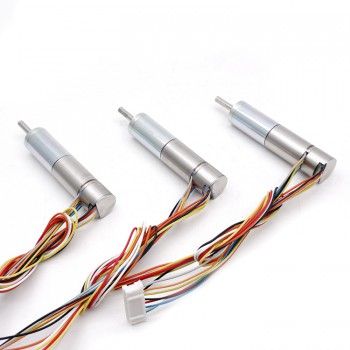 Pack de 2 Motores Eléctrico DC con Caja Planetaria Sin Escobillas 6V/12V Sin Núcleo 12mm Ø