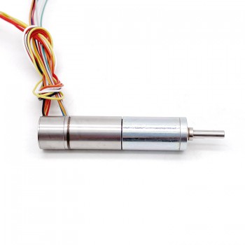 Pack de 2 Motores Eléctrico DC con Caja Planetaria Sin Escobillas 6V/12V Sin Núcleo 12mm Ø