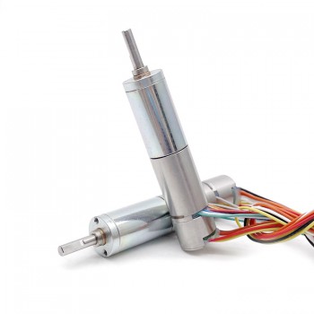 Pack de 2 Motores Eléctrico DC con Caja Planetaria Sin Escobillas 6V/12V Sin Núcleo 12mm Ø