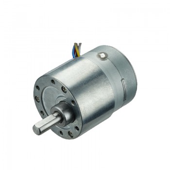 Pack de 2 Motores paso a paso DC 12V con engranaje recto 4 fases 7.5° 200 mA 130 g·cm imán permanente