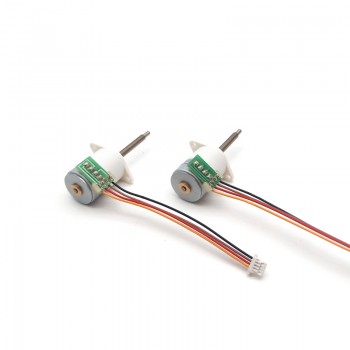 Pack de 2 Micro motores paso a paso DC 5V con reductor 2 fases 18° 500 mA 700 g·cm