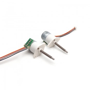 Pack de 2 Micro motores paso a paso DC 5V con reductor 2 fases 18° 500 mA 700 g·cm