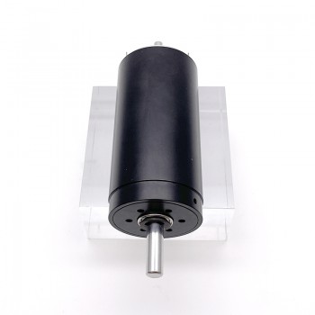 2 Piezas TDC3571 motor sin núcleo con escobillas de DC de doble eje Φ40mm 12V/24V 2000g.cm Eje 6mm/4mm